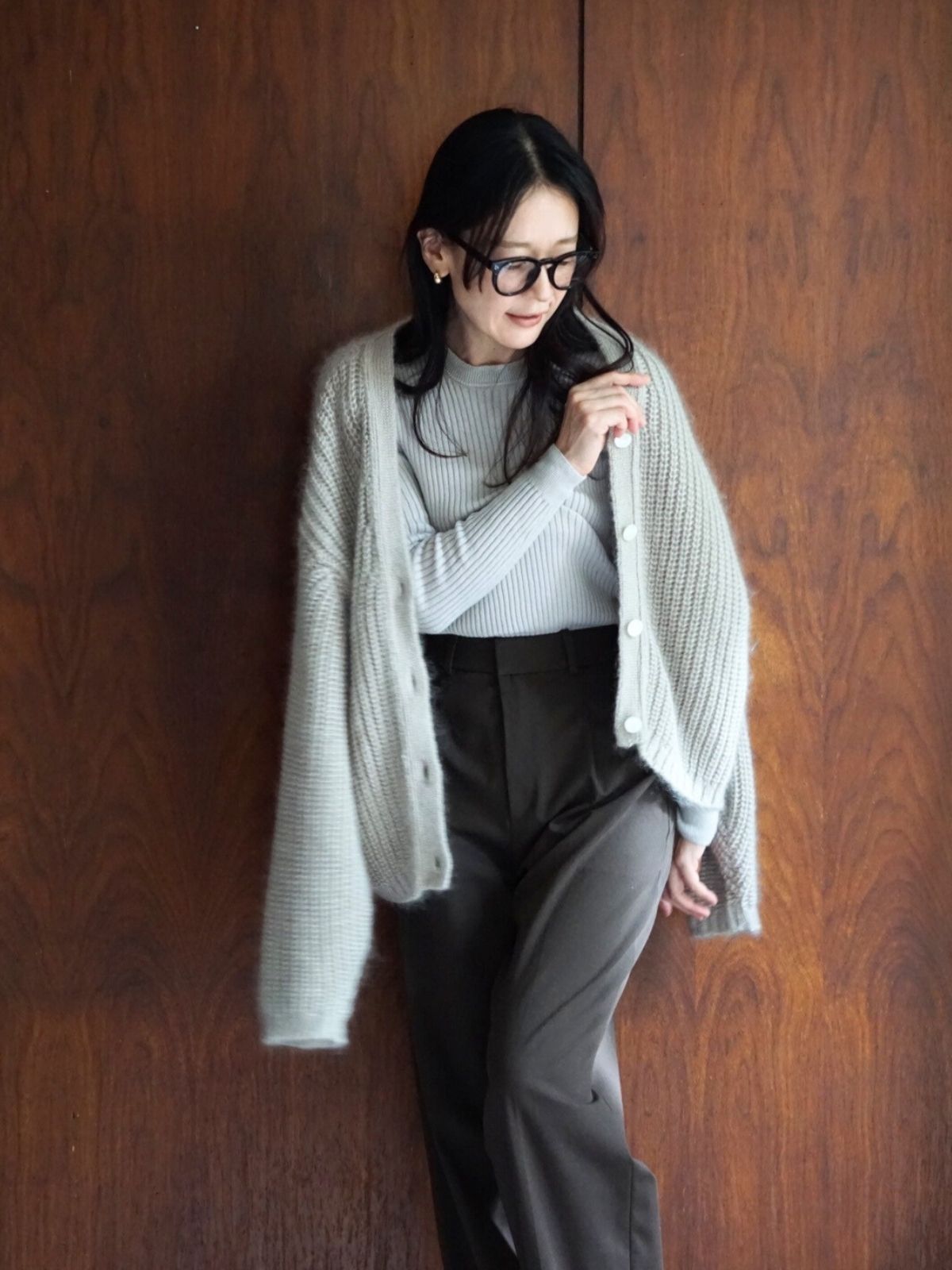 限定数のみ再入荷】スタッフ人気No.1｜贅沢シルク×モヘヤのニットを